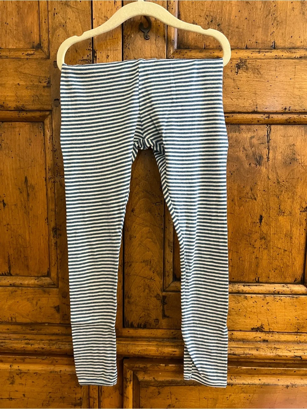 Serendipity - Striped Long Sleeve Tee and pants Set in Blue and White - 5Y